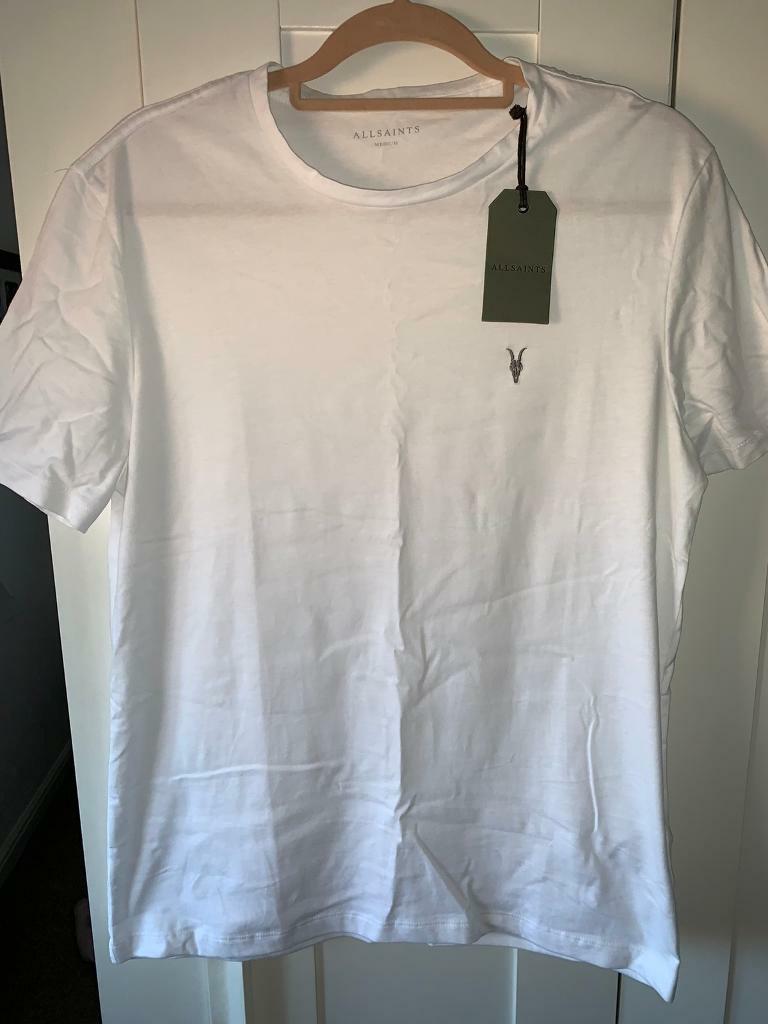 all saints white t shirt
